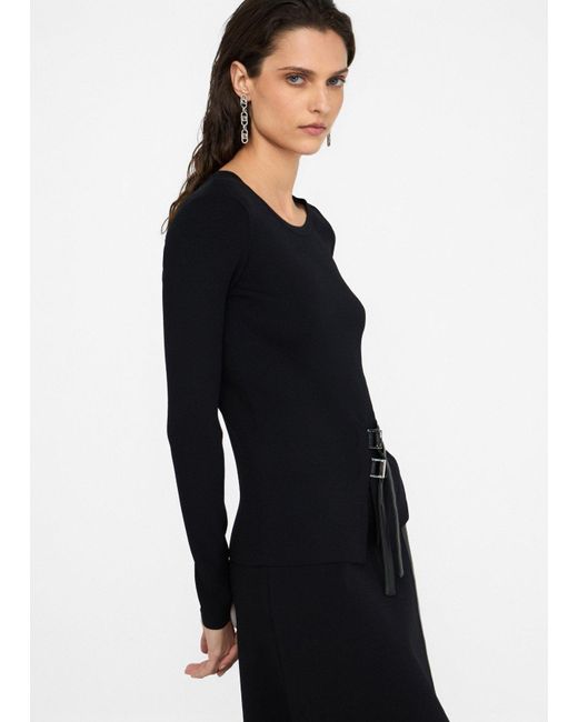 Liu Jo Maglia Con Fibbie di Liu Jo in Black
