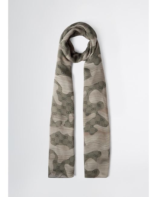 Liu Jo Pashmina Camouflage di Liu Jo in White da Uomo