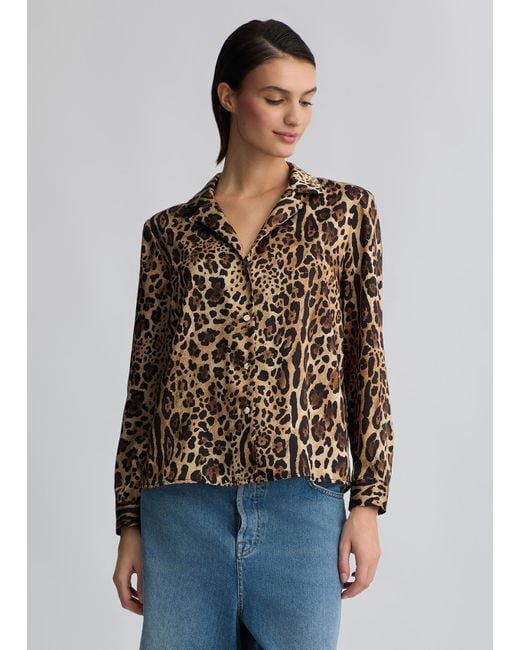 Liu Jo Camicia Animalier di Liu Jo in Blue