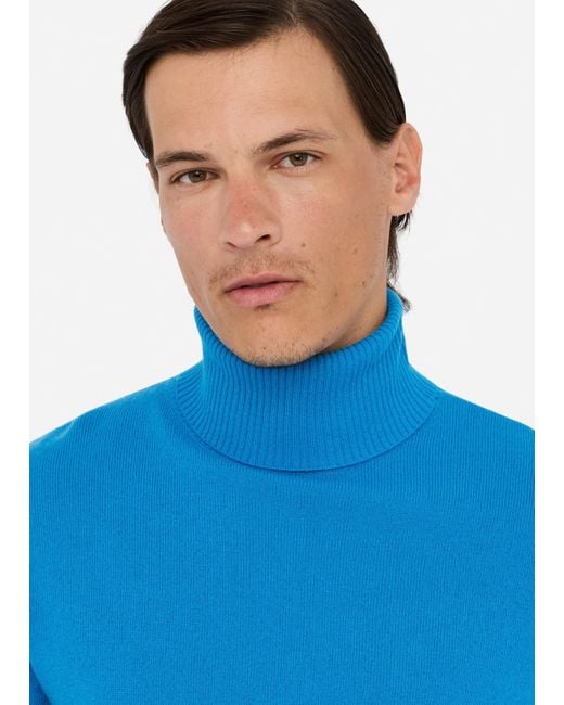 Liu Jo Blue Liu Jo Rollkragenpullover Aus Wolle Und Kaschmir