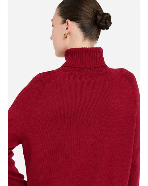 Liu Jo Pull À Col Roulé En Laine Et Cachemire Liu Jo en coloris Red