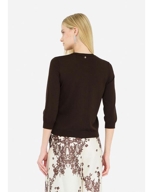 Liu Jo Multicolor Liu Jo Cardigan Mit Spitzendetails