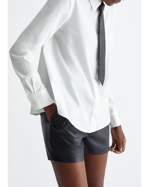Liu Jo Camicia Con Cravatta di Liu Jo in White