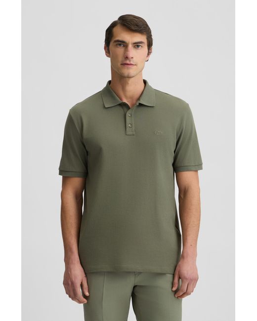 Liu Jo Polo Verde In Piquet di Liu Jo in Green da Uomo