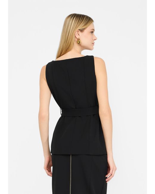 Liu Jo Gilet Con Zip di Liu Jo in Black