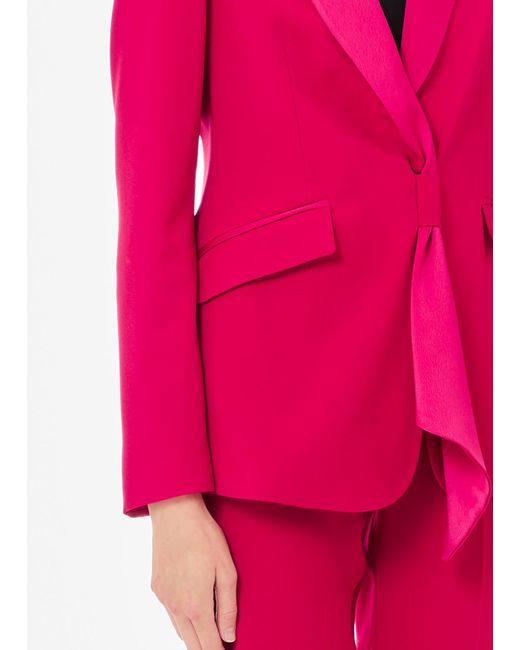 Liu Jo Blazer De Tailleur En Envers Satin Liu Jo en coloris Red