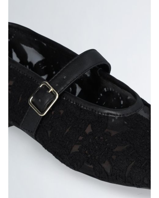 Liu Jo Ballerines En Dentelle Macramé Liu Jo en coloris White