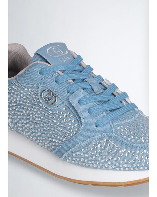 Liu Jo Sneakers Full Strass di Liu Jo in Blue