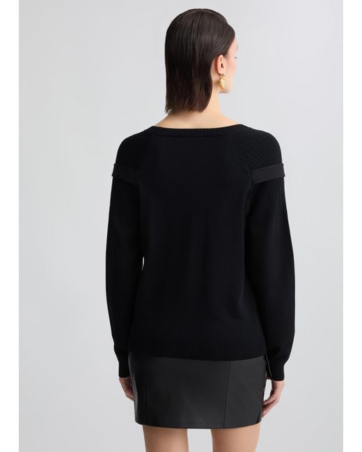 Liu Jo Maglia Con Bottoni di Liu Jo in Black