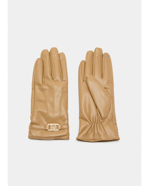 Liu Jo Gants Avec Logo Liu Jo en coloris Natural