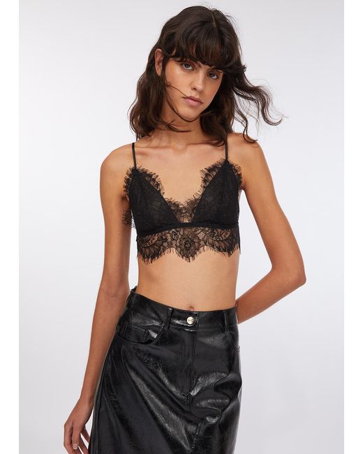 Liu Jo Top En Dentelle Liu Jo en coloris Black