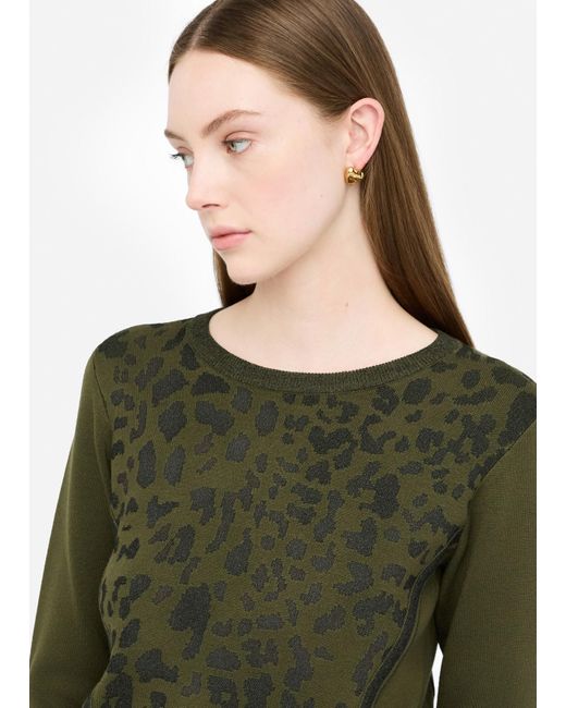 Liu Jo Pull Avec Imprimé Animalier Liu Jo Better Liu Jo en coloris Green