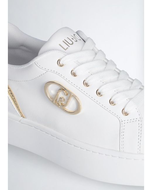 Liu Jo Sneakers In Pelle di Liu Jo in Blue