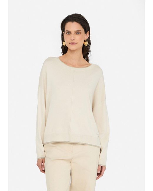 Liu Jo Natural Liu Jo Pullover Mit Lurex-Details