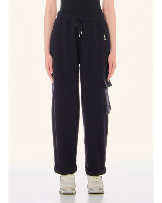 Liu Jo Blue Liu Jo Weite Hose Mit Maxi-Tasche