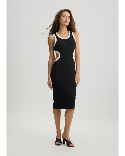 Liu Jo Abito Midi Con Cut-out di Liu Jo in Black