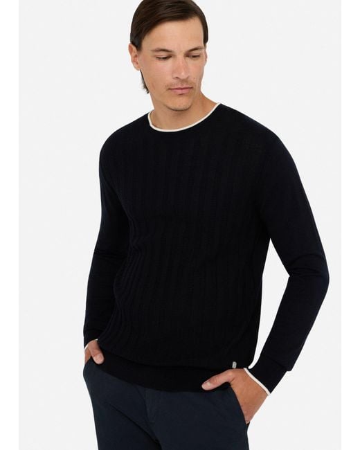 Liu Jo Pull En Coton Et Soie Liu Jo en coloris Blue