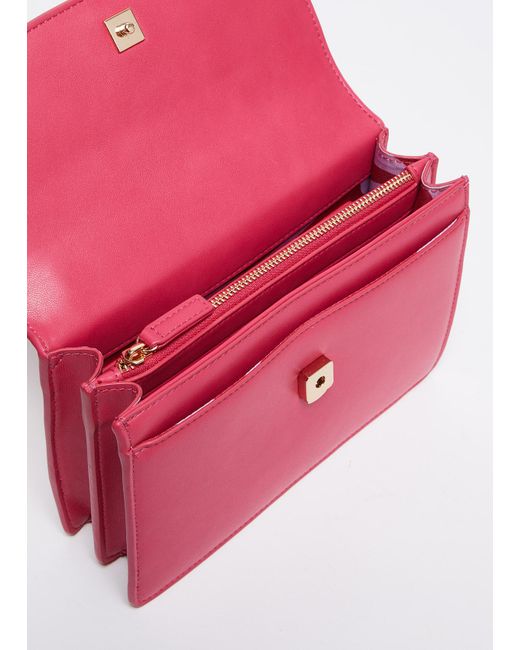 Liu Jo Borsa A Spalla Con Foulard di Liu Jo in Red