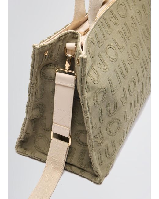 Liu Jo Borsa Jacquard Con Logo di Liu Jo in Red