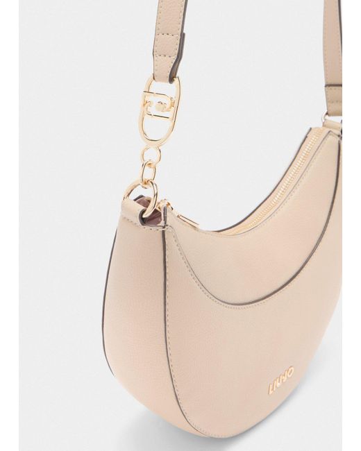 Liu Jo Borsa A Spalla Media Con Charm di Liu Jo in White