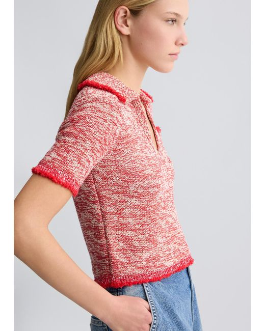 Liu Jo Polo Rossa In Maglia di Liu Jo in Red