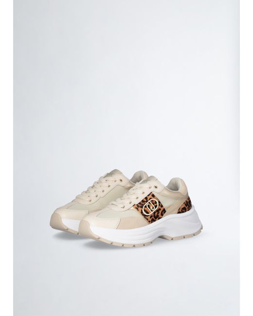 Liu Jo Sneakers Con Dettagli In Cavallino di Liu Jo in Natural