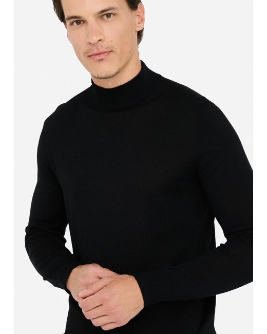 Liu Jo Pull À Col Roulé En Laine Liu Jo pour homme en coloris Black