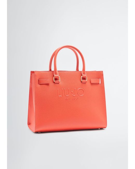 Liu Jo Shopping Bag di Liu Jo in Red