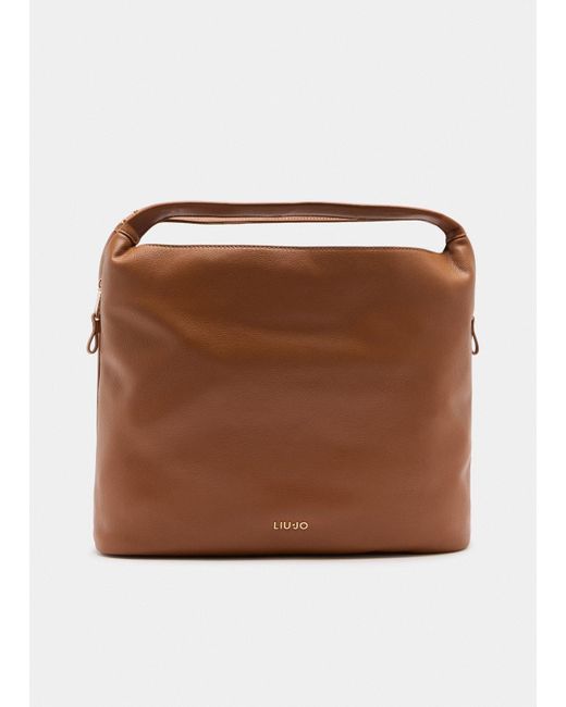 Liu Jo Brown Liu Jo Große Tasche Mit Umhängeriemen