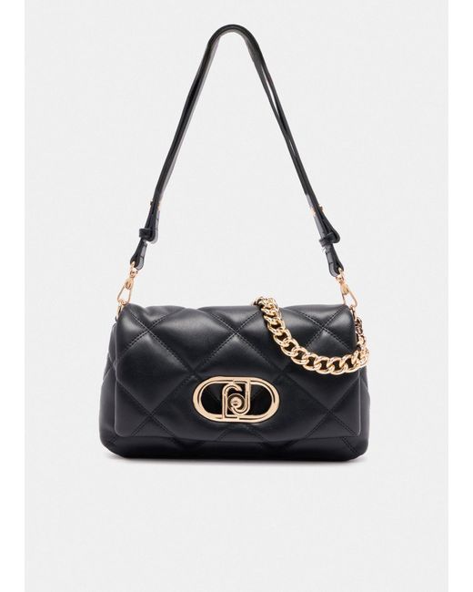 Liu Jo Black Liu Jo Mittelgroße Tasche Lapuffy Aus Matelassé