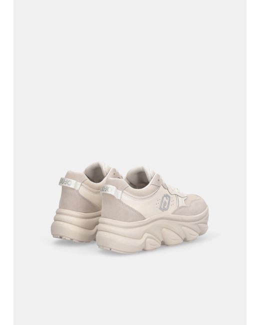 Liu Jo Chuncky Sneakers di Liu Jo in Natural
