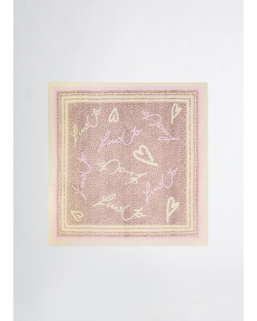 Liu Jo Foulard Con Stampa Animalier di Liu Jo in Natural
