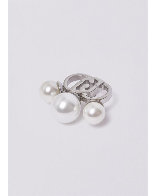 Pendientes Con Perlas Liu Jo de color White