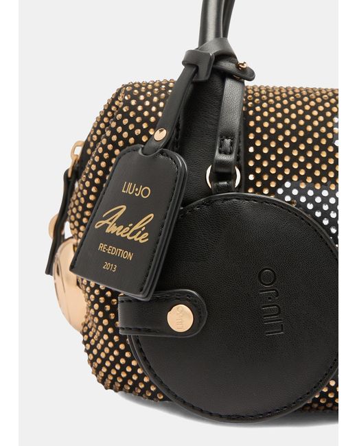 Borsa Piccola Con Strass di Liu Jo in Black
