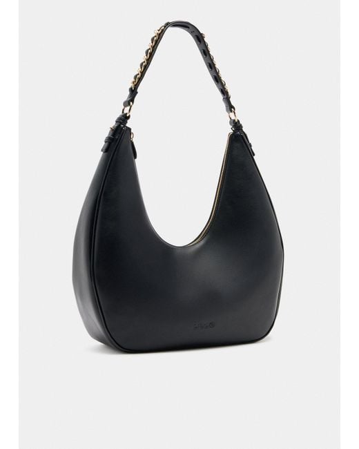 Liu Jo Borsa Hobo Grande Con Catena di Liu Jo in Natural