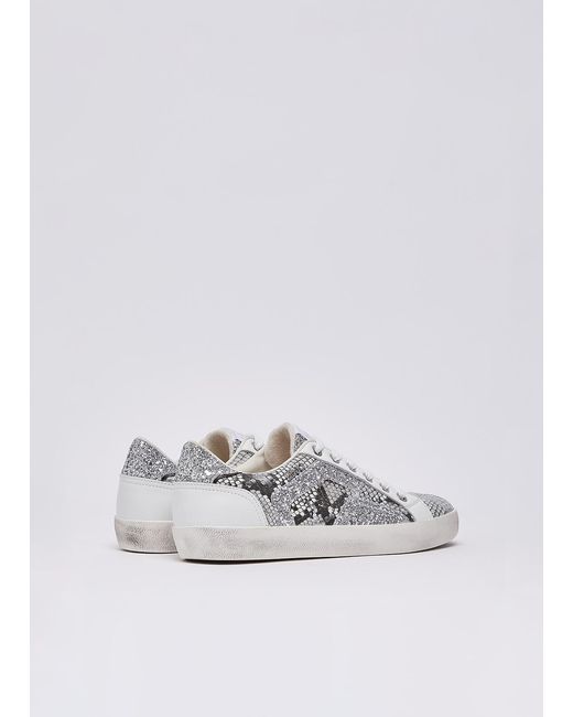 Baskets À Paillettes Effet Python Liu Jo en coloris White