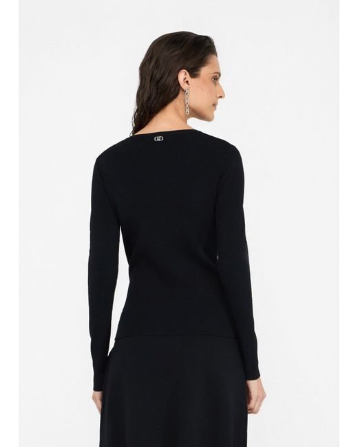 Liu Jo Maglia Con Fibbie di Liu Jo in Black