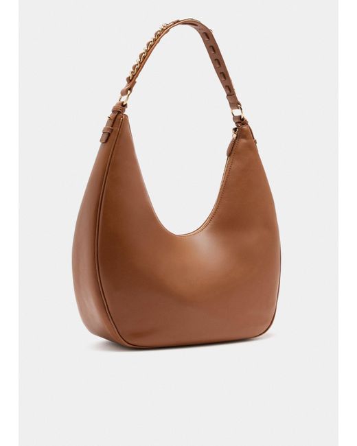 Liu Jo Sac Hobo Grand Format Avec Chaîne Liu Jo en coloris Brown