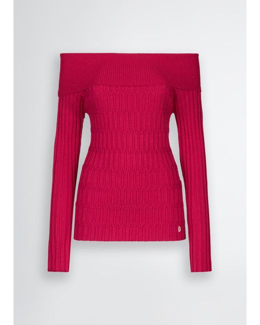 Liu Jo Maglia In Lurex® di Liu Jo in Red