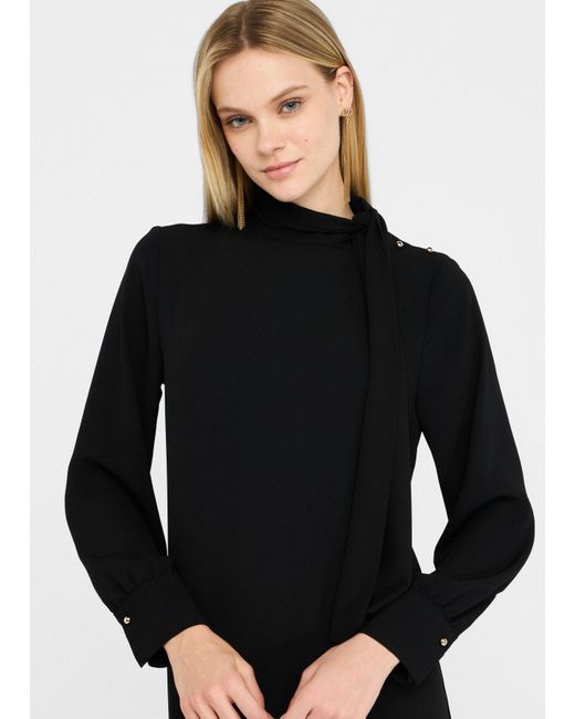 Liu Jo Black Liu Jo Kurzes Kleid Mit Schal