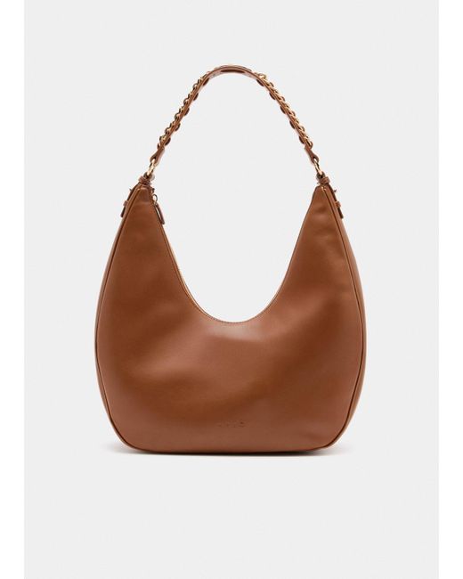 Liu Jo Sac Hobo Grand Format Avec Chaîne Liu Jo en coloris Brown