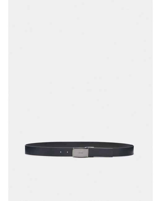 Liu Jo Ceinture En Cuir Avec Boucle Logotée Liu Jo en coloris White
