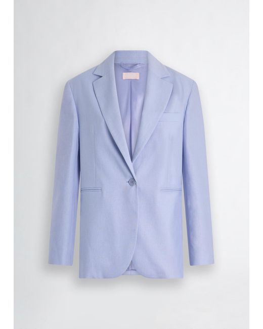 Liu Jo Blazer In Lino E Cotone di Liu Jo in Blue