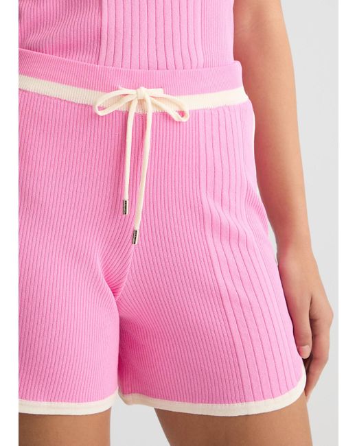 Liu Jo Pantaloncini Rosa In Maglia di Liu Jo in Pink
