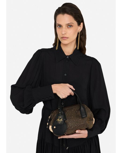 Liu Jo Black Liu Jo Kleine Tasche Mit Strass