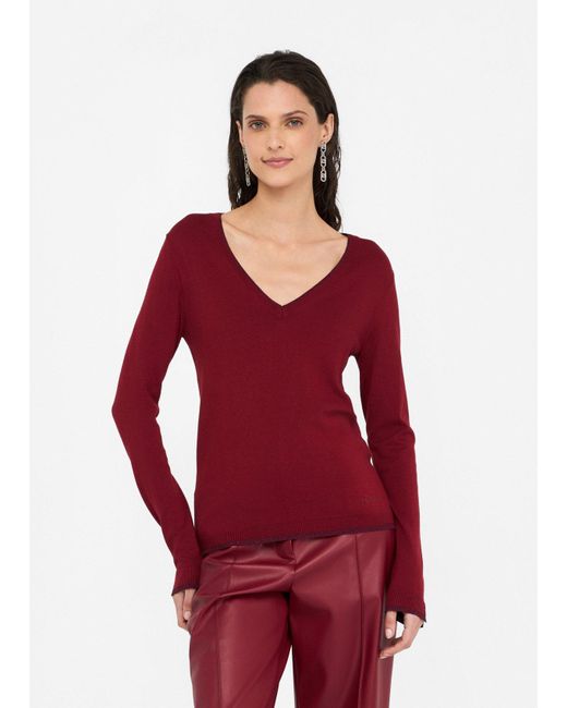 Liu Jo Red Liu Jo Pullover Mit V-Ausschnitt