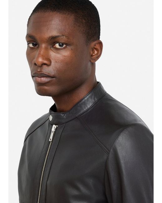 Liu Jo Veste Motarde En Cuir Liu Jo en coloris Blue