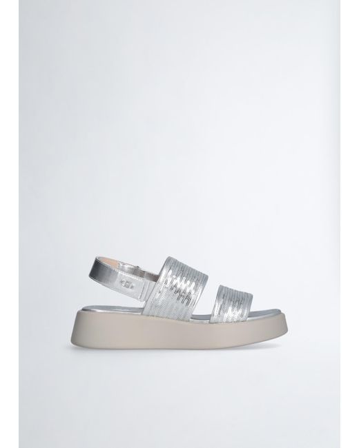 Liu Jo Sandali Platform Con Paillettes di Liu Jo in White