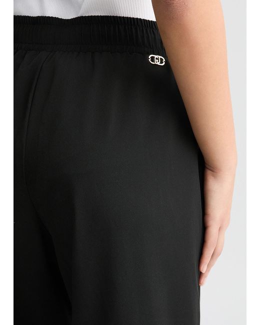 Liu Jo Pantaloni Con Coulisse di Liu Jo in Black