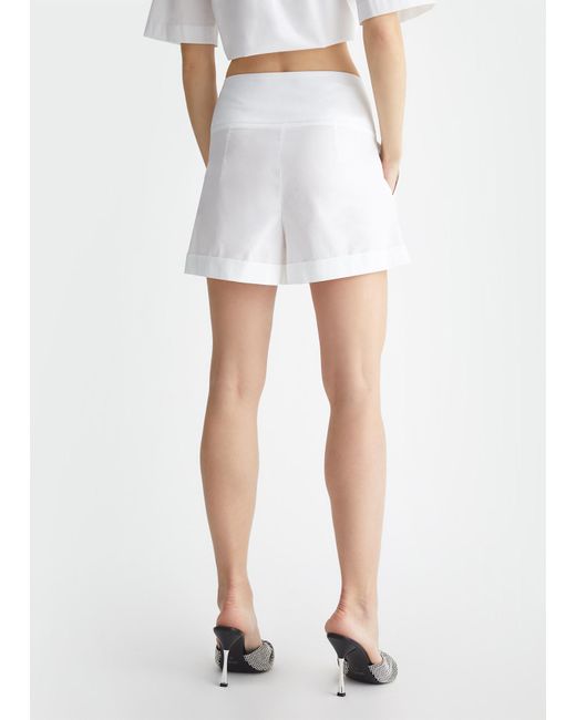 Liu Jo Short Con Bottone Gioiello di Liu Jo in White